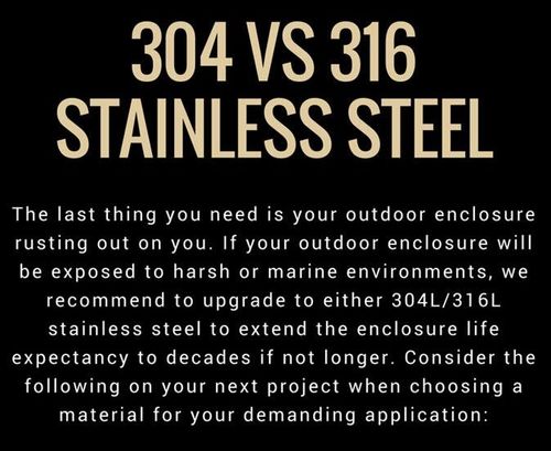 Latest company news about What’s the difference between 304 and 316 stainless steel?