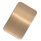 gold blue hairline short brushed surface stainless steel sheet plate coil
