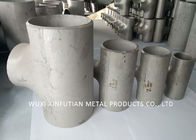 316 / 316l Seamless Stainless Steel Pipe Tee Sch10 Butt Welding For Construction