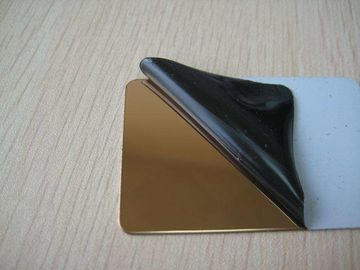 300 Series Golden Rose Gold Sheet Metal Cold Rolled Steel Decorative Plate 0.3-2.0mm  Thin PLate