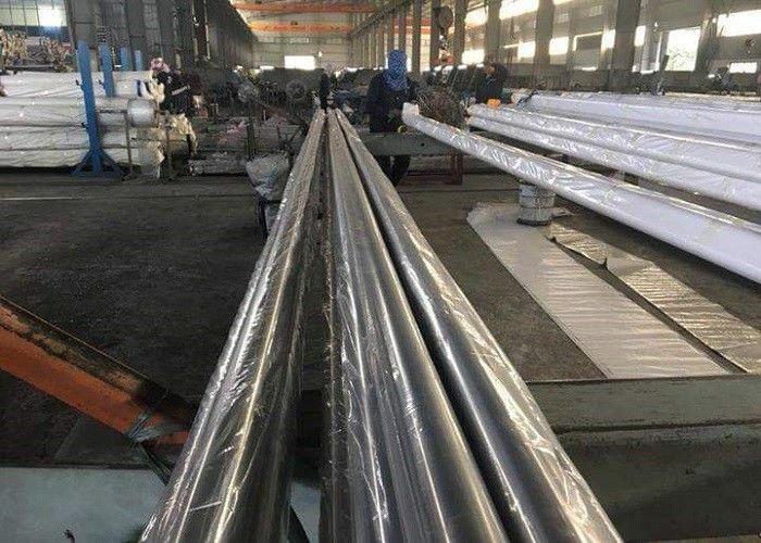 Round Shaped Polished 316 Stainless Steel Pipe / Tubing Welding For Exhaust