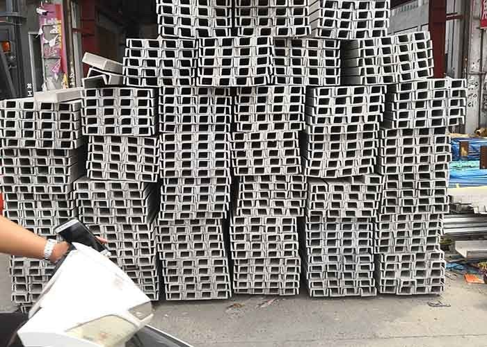 Polished Stainless Steel H Channel , Hot Rolled H Profile Steel 5-500mm