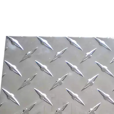Good price Checkered Embossing Aluminum Plate H12 3105 5052 Diamond Sheet Alloy For Boat Lift online