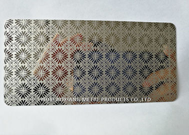 Good price 201 / 304 Stainless Steel Slit Edge Plate Etching Surface Finish 1219mm Width online