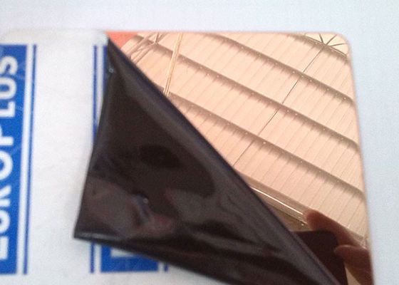 0.3mm PVD Coated Sheets Mirror Golden Stainless Steel Surface Finish