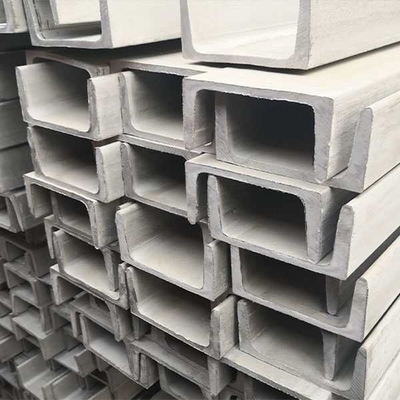 Good price AISI 316L Light Gauge Sandblasting Stainless Steel C Channel Bar U Beam Size online